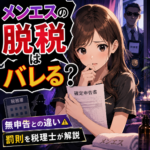 メンエスの脱税はバレる？無申告との違い・罰則を税理士が解説