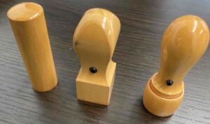 【法人印鑑】柘植法人設立3本セットB（印鑑の和）